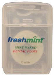 144 of 12 Yards Mint Waxed Dental Floss