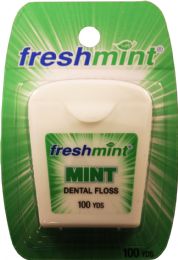 72 of 100 Yard Mint Waxed Dental Floss