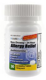 24 Wholesale Allergy Relief - Loratadine 10mg (compare To Claritin) - 30/bottle