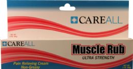 72 Pieces 3 Oz. Muscle Rub (10% Menthol, 15% Methyl Salicylate) - Hygiene Gear