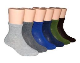 480 Pairs Toddler's Novelty Crew Socks - Solid Colors - Size 2-4 - Boys Socks