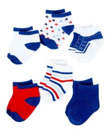 432 Pairs Boy's Knit Graphic Baby Socks - Boys Socks