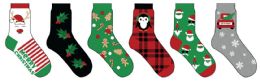 180 Wholesale Boy's & Girl's Christmas Ankle Socks - Size 4-6