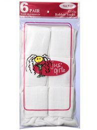 36 Pairs Kid's Socks Assorted Sizes Of 6-8 - Girls Ankle Sock