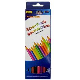 80 Wholesale Premium Coloring Pencils 8ct
