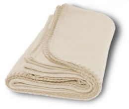 30 Wholesale Fleece Blankets Cream