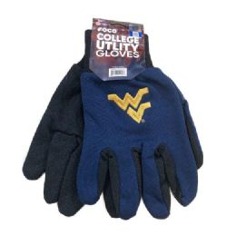 12 Pieces Licensed Team Utility Gloves With Gripper Palm wv - Working Gloves