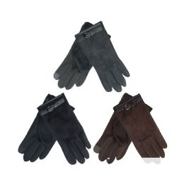 72 Pieces Unisex Faux Suede Gloves Touch - Conductive Texting Gloves