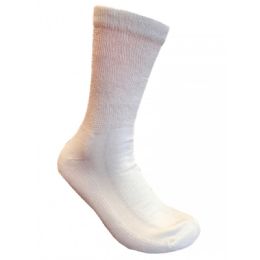 240 Pairs Ladies Diabetic Crew Socks In White - Diabetic Socks