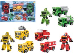 12 Pieces Robot Truck Play Set 3pc - Toy Sets