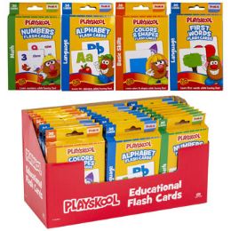 24 Wholesale Playskool 36ct Flash Cards