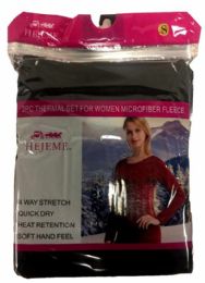 12 Wholesale Wholesale Lady's Thermal Wear Set (shirt & Pants)