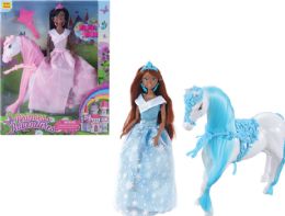 18 Wholesale Princess Doll With Horse Play Set