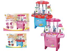 8 Wholesale Jumbo Kitchen Play Set With Light And Sound