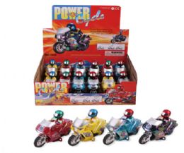 72 Wholesale 12 Pcs. F/f Motorcycle W/ Speed Up Function In Pdq Box