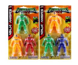144 Wholesale 6x12 Inch 3 Pieces 5 Inch Robot On Card