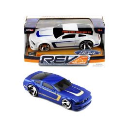 6 Wholesale 1:24 Friction Rev Roller Ford Mustang (blue/white)