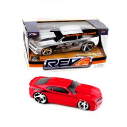 12 Wholesale 1:24 Friction Rev Roller Gm Copo Camaro Red Gray