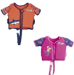 6 Units of Swim Safe Boys'/girls' Swim Vest W Sleeves - Summer Toys
