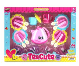6 Pieces Tea Play Set In Open Blister Box - Girls Toys