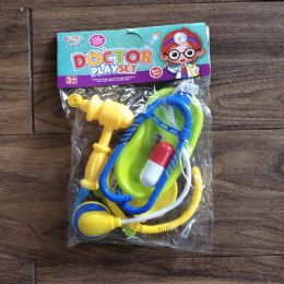 72 Wholesale 5 Pieces. Blue Doctor Set Ith Stethoscope In Pp Bag