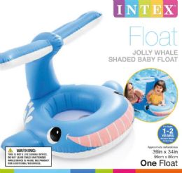 12 Units of Jolly Whale Shaded Baby Float - Summer Toys