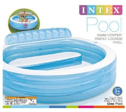 2 Wholesale (21out831)pool Swim Center 88"x85"x30" Family Lounge Age 3+