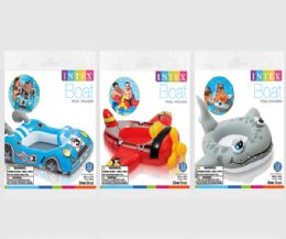 24 Pieces Floats 46" X 45" Cruisers 3 Asst Age 3-6 Poly Bag - Summer Toys