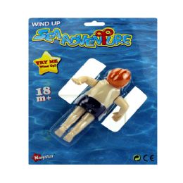 12 Units of Wind Up Sea Diver On Card - Summer Toys