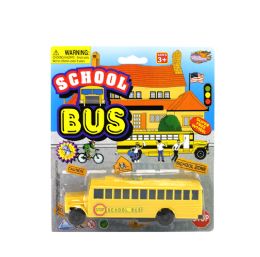 48 Wholesale 6" School Bus On Blister Card