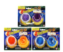 48 Pieces 3 Asst Yoyo W/ Belt Holder In Blister Card - Toys & Games