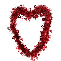 36 Wholesale I Deco Wreath Heart 13" X 12