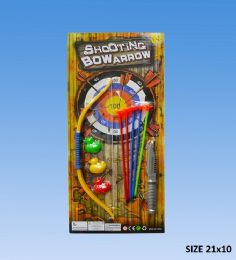 48 Wholesale Bow & Arrow In Blister Card