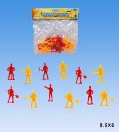 48 Pieces 12pcs Worker Figures In Pvc Bag Header - Toy Sets