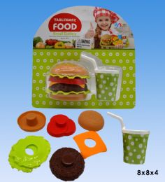 48 Wholesale Hamburger Set In Blister Card