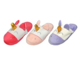 48 Pieces Kids Animal Plush Slippers - Girls Slippers