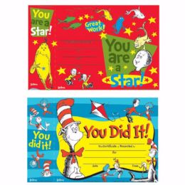 144 of Dr. Seuss Reward Certificate With Bonus Bookmark