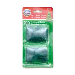 72 Pieces Green 200ct ornaments hooks - Christmas Ornament