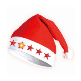144 of Christmas Led Flashing Star Hat