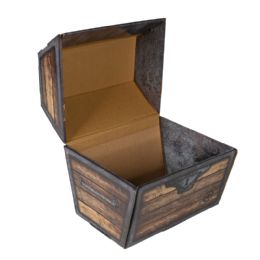 6 Pieces Treasure Chest Box - Party Novelties