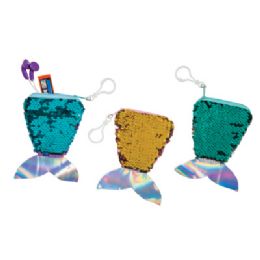 48 Pieces Magical Mermaid Tail Earbud Pouch - Pencil Boxes & Pouches