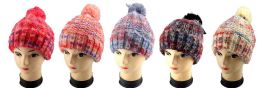 36 Wholesale Wholesale Tie Dye Style Winter Hat