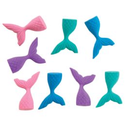 96 Pieces Mermaid Tail Erasers - Erasers