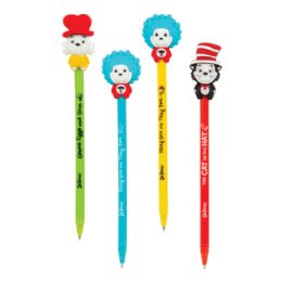 24 Wholesale Dr. Seuss 3d Character Pens