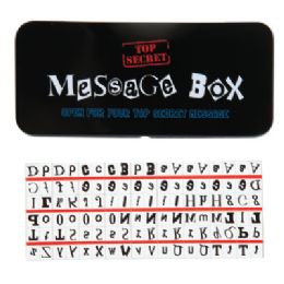 24 Wholesale Top Secret Magnetic Message Spy Boxes