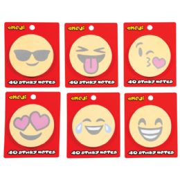 48 Bulk Emoji Sticky Notes
