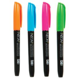 48 Pieces Neon Permanent Markers - Pens