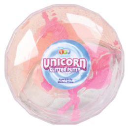 24 Wholesale Unicorn Glitter Putty