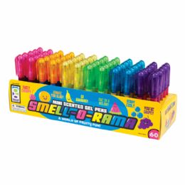 60 Wholesale SmelL-O-Rama Mini Scented Gel Pens