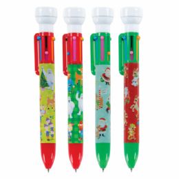 24 Units of Rudolph The Red-Nosed Reindeer Pens With Stampers - Pens